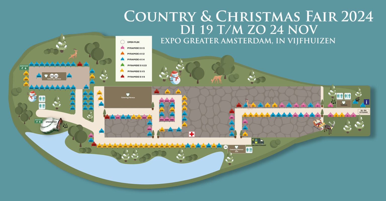 Deelnemerslijst + Plattegrond Country & Christmas Fair